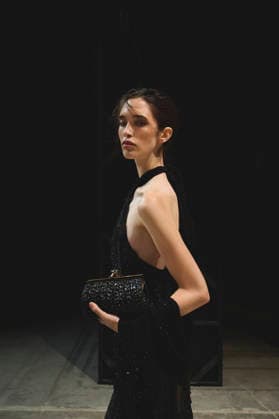 September 26, 2026, Milan, Italy, Italy: Backstage moments and portraits at the Ermanno Scervino fashion show in Milan, September 2026 Milan Italy  - ZUMAg279 20260926_zip_g279_094 Copyright: xAlessandroxGalatolix