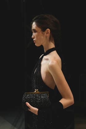 September 26, 2026, Milan, Italy, Italy: Backstage moments and portraits at the Ermanno Scervino fashion show in Milan, September 2026 Milan Italy  - ZUMAg279 20260926_zip_g279_095 Copyright: xAlessandroxGalatolix
