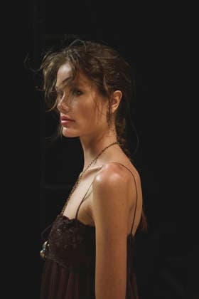 September 26, 2026, Milan, Italy, Italy: Backstage moments and portraits at the Ermanno Scervino fashion show in Milan, September 2026 Milan Italy  - ZUMAg279 20260926_zip_g279_110 Copyright: xAlessandroxGalatolix