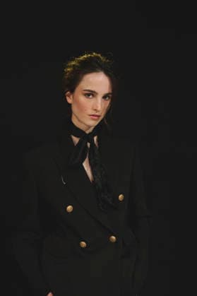 September 26, 2026, Milan, Italy, Italy: Backstage moments and portraits at the Ermanno Scervino fashion show in Milan, September 2026 Milan Italy  - ZUMAg279 20260926_zip_g279_113 Copyright: xAlessandroxGalatolix