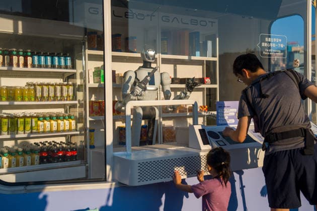 Hong Kong Daily Life A robot operating a convenience store on September 26, 2026 in Hong Kong. (Photo by Vernon Yuen Nexpher Images) HONG KONG