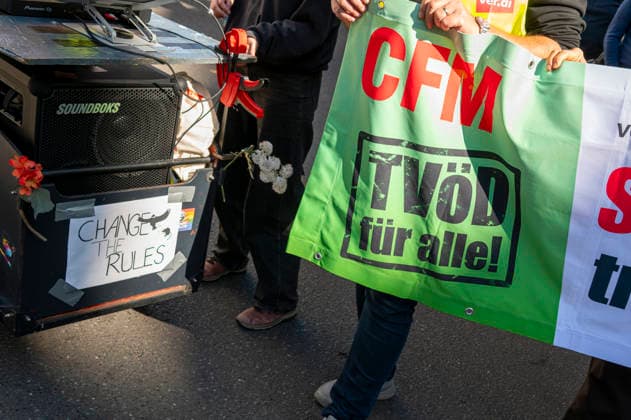 Social Protests Organized by the DGB EUR, Germany, Berlin, September 26, 2026 There’s Enough for Everyone, and Merz Must Go —posters, banners, and slogans against the federal government’s cuts to social benefits. Cutting Social Benefits —nationwide social protests organized by the DGB and its member unions under the slogan You’ve Earned It: Your Work, Your Health, Your Pension