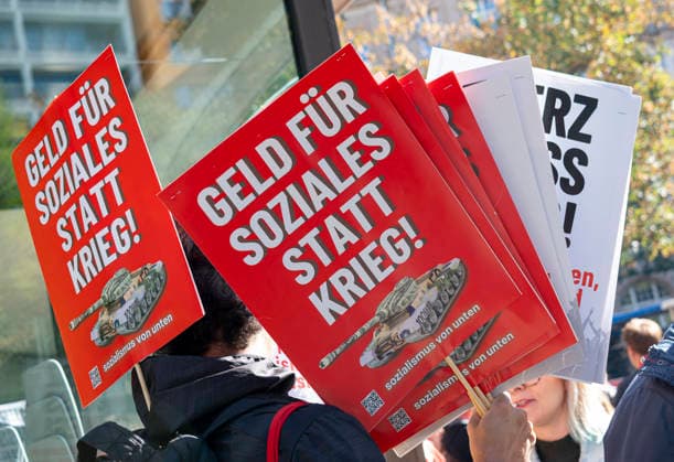 Social protests organized by the DGB EUR, Germany, Berlin, September 26, 2026 There’s Enough for Everyone, and Merz Must Go —posters, banners, and slogans against the federal government’s cuts to social benefits. Cutting Social Benefits —nationwide social protests organized by the DGB and its member unions under the slogan You’ve Earned It: Your Work, Your Health, Your Pension.