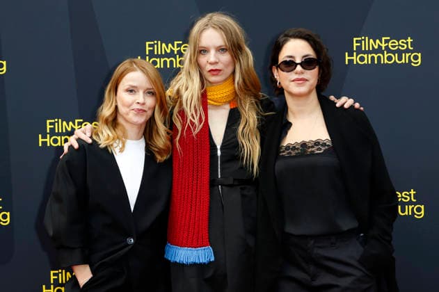 Karoline Schuch, Lilith Stangenberg, and Almila Bagriacik at the premiere of the ARD crime drama *Tatort: Unter Freunden* at the 34th Filmfest Hamburg 2026 at Cinemaxx Dammtor in Hamburg, September 26, 2026 Foto:xC.xTamckex xFuturexImagex tatort_6947