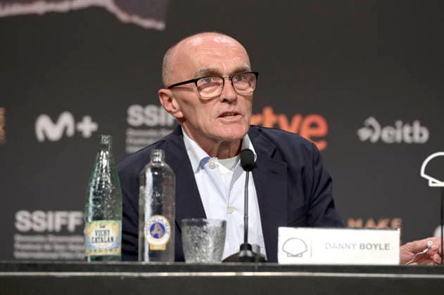 Danny Boyle at the press conference for the film *Ink* at the 74th San Sebastián International Film Festival (Festival Internacional de Cine de San Sebastián) at the Kursaal in San Sebastián, September 26, 2026 Foto:xC.xNiehausx xFuturexImagex ink_6603