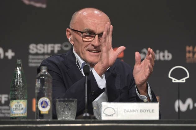 Danny Boyle at the press conference for the film *Ink* at the 74th San Sebastián International Film Festival (Festival Internacional de Cine de San Sebastián) at the Kursaal in San Sebastián, September 26, 2026 Foto:xC.xNiehausx xFuturexImagex ink_6606