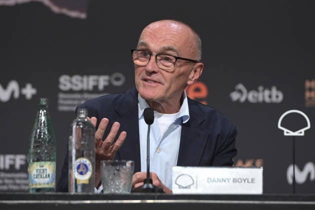 Danny Boyle at the press conference for the film *Ink* at the 74th San Sebastián International Film Festival (Festival Internacional de Cine de San Sebastián) at the Kursaal in San Sebastián, September 26, 2026 Foto:xC.xNiehausx xFuturexImagex ink_6609