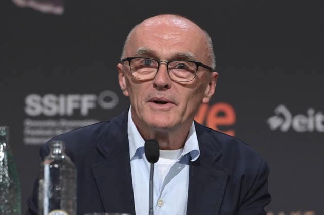 Danny Boyle at the press conference for the film *Ink* at the 74th San Sebastián International Film Festival (Festival Internacional de Cine de San Sebastián) at the Kursaal in San Sebastián, September 26, 2026 Foto:xC.xNiehausx xFuturexImagex ink_6612