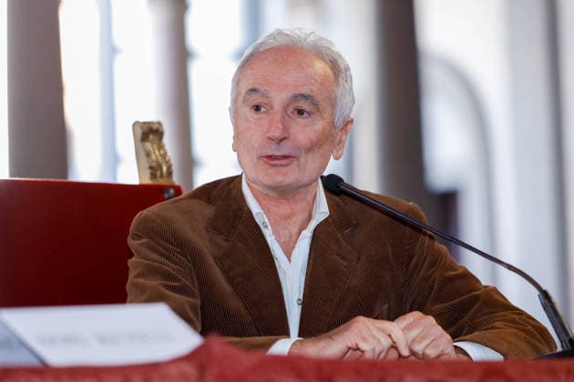 September 26, 2026, Florence, Rome, Italy: Gianfranco Pampaloni during the inauguration of the 34th edition of the BIAF, International Antiques Biennial, and the presentation of the Golden Lion award. Florence, September 26, 2026 Florence Italy  - ZUMAa289 20260926_zia_a289_129 Copyright: xDexMartinoxTommasox xAgfx