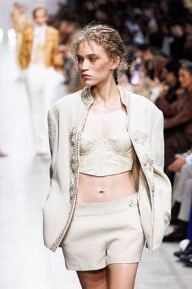 IPA89005074 - Milan, Milan Women™s Fashion Week Spring Summer 2027 - Women™s Fashion, Spring Summer 2027 - Ermanno Scervino fashion show - pictured on the runway: a model.  Copyright: xCinziaxCamelax xx IPA89005074