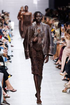 IPA89005236 - Milan, Milan Women™s Fashion Week Spring Summer 2027 - Women™s Fashion, Spring Summer 2027 - Ermanno Scervino fashion show - pictured on the runway: a model.  Copyright: xCinziaxCamelax xx IPA89005236