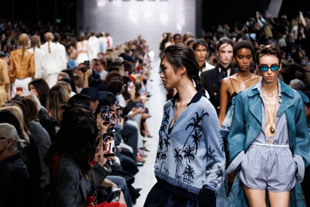 IPA89005333 - Milan, Milan Women™s Fashion Week Spring Summer 2027 - Women™s Fashion, Spring Summer 2027 - Ermanno Scervino fashion show - pictured on the runway: a model.  Copyright: xCinziaxCamelax xx IPA89005333