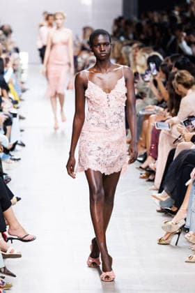 IPA89005283 - Milan, Milan Women™s Fashion Week Spring Summer 2027 - Women™s Fashion, Spring Summer 2027 - Ermanno Scervino fashion show - pictured on the runway: a model.  Copyright: xCinziaxCamelax xx IPA89005283