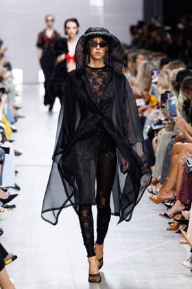 IPA89005309 - Milan, Milan Women™s Fashion Week Spring Summer 2027 - Women™s Fashion, Spring Summer 2027 - Ermanno Scervino fashion show - pictured on the runway: a model.  Copyright: xCinziaxCamelax xx IPA89005309