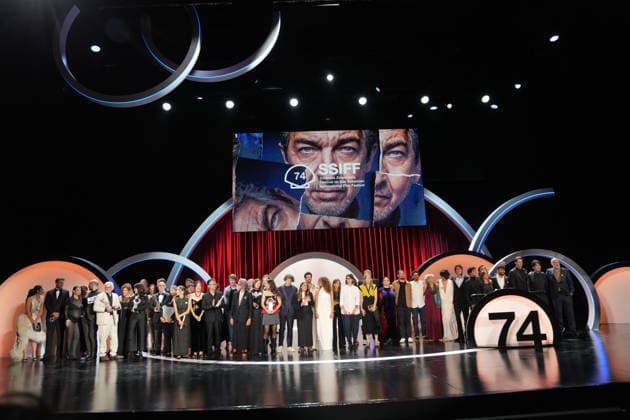 Closing Ceremony of the San Sebastián Film Festival Group photo of the award winners during the closing ceremony of the San Sebastián Film Festival at the Victoria Eugenia Theater on September 26, 2026, in San Sebastián, Guipúzcoa, Basque Country, Spain. The festival held its 74th edition from September 18 to 26, 2026. This year, it screened a total of 263 films from 47 countries and also marked José Luis Rebordinos’s final edition as director, after 16 years at the helm of the festival. SEPTEMBER 26, 2026 Spain  Copyright: xUnanuex 7803055