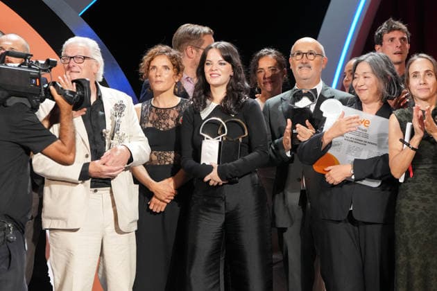 Closing Ceremony of the San Sebastián Film Festival Group photo of the award winners during the closing ceremony of the San Sebastián Film Festival at the Victoria Eugenia Theater on September 26, 2026, in San Sebastián, Guipúzcoa, Basque Country, Spain. The festival held its 74th edition from September 18 to 26, 2026. This year, it screened a total of 263 films from 47 countries and also marked José Luis Rebordinos’s final edition as director, after 16 years at the helm of the festival. SEPTEMBER 26, 2026 Spain  Copyright: xUnanuex 7803059