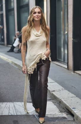 IPA89008596 - Milan, Milan Women s Fashion Week: Spring Summer 2026 2027 - Women s Fashion, Spring Summer 2026–2027 - Marco Rambaldi s fashion show - Pictured: Chiara Ferragni  Copyright: xLucaxPontix xLucaPonti IpaAgencyx IPA89008596