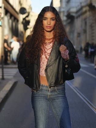 Entertainment Bilder des Tages #2 IPA89011628 - Milan, Milan Women s Fashion Week: Spring Summer 2026 2027 - Women s Fashion, Spring Summer 2026–2027 - Marco Rambaldi s fashion show - Pictured: Guest  Copyright: xLucaxPontix xLucaPonti IpaAgencyx IPA89011628