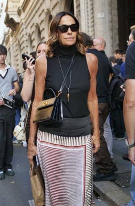 IPA89011688 - Milan, Milan Women s Fashion Week: Spring Summer 2026 2027 - Women s Fashion, Spring Summer 2026–2027, Marco Rambaldi s fashion show—Pictured: Cristina Parodi  Copyright: xLucaxPontix xLucaPonti IpaAgencyx IPA89011688