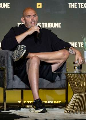 September 26, 2026 - Austin, Texas, USA: U.S. Senator JOHN FETTERMAN (D-PA) speaks at the Texas Tribune Festival. Austin USA - ZUMAce6_ 20260926_zaf_ce6_019 Copyright: xBrianxCahnx