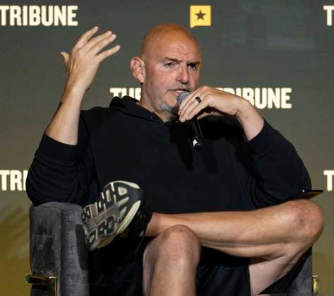September 26, 2026 - Austin, Texas, USA: U.S. Senator JOHN FETTERMAN (D-PA) speaks at the Texas Tribune Festival. Austin USA - ZUMAce6_ 20260926_zaf_ce6_021 Copyright: xBrianxCahnx