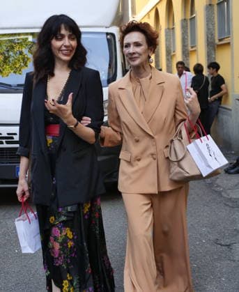 IPA89014884 - Milan, Milan Women s Fashion Week: Spring Summer 2026 2027 - Women s Fashion, Spring Summer 2026–2027, Laura Biagiotti fashion show—Pictured: Pia Lanciotti  Copyright: xLucaxPontix xLucaPonti IpaAgencyx IPA89014884