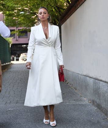 IPA89015068 - Milan, Milan Women’s Fashion Week: Spring Summer 2026 2027 — Women’s Fashion, Spring Summer 2026–2027 — Laura Biagiotti fashion show — Pictured: Eleonora Brunacci  Copyright: xLucaxPontix xLucaPonti IpaAgencyx IPA89015068
