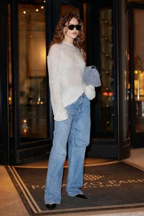 MFW Spring Summer 2027 Bottega Veneta leaving MP MILAN, ITALY - SEPTEMBER 26: Eiza Gonzalez leaves her hotel to attending Bottega Veneta fashion show during the Milan Fashion Week - Womenswear Spring Summer 2027 on September 24, 2026 in Milan, Italy. Photo by Marco Piovanotto Abacapress.com Milan Italy  Copyright: xPiovanottoxMarco ABACAx