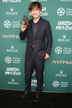 NEW YORK, NY - SEPTEMBER 26: Takashi Yamazaki at the Godzilla Minus Zero Red Carpet during the 64th New York Film Festival at Alice Tully Hall, Lincoln Center on September 26, 2026 in New York City. Copyright: xRWx