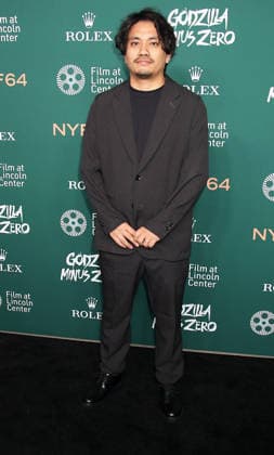 NEW YORK, NY - SEPTEMBER 26: Kazuaki Kishida at the Godzilla Minus Zero Red Carpet during the 64th New York Film Festival at Alice Tully Hall, Lincoln Center on September 26, 2026 in New York City. Copyright: xRWx