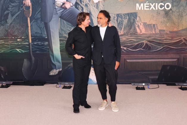 Digger Film Photocall in Mexico City (L-R) American actor Tom Cruise and Director Alejandro Gonzalez Inarritu attend the Digger Photocall at the Four Seasons Hotel Mexico Cityl on September 26, 2026 in Mexico City, Mexico. (Photo by Yamak Perea Eyepix Group) Copyright: xYamakxPerea xEyepixxGroupx YP_26092026_197905