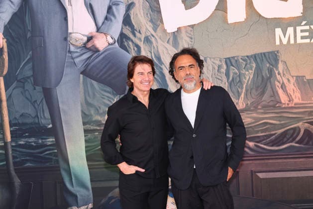Digger Film Photocall in Mexico City (L-R) American actor Tom Cruise and Director Alejandro Gonzalez Inarritu attend the Digger Photocall at the Four Seasons Hotel Mexico Cityl on September 26, 2026 in Mexico City, Mexico. (Photo by Yamak Perea Eyepix Group) Copyright: xYamakxPerea xEyepixxGroupx YP_26092026_197898