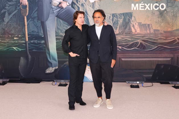 Digger Film Photocall in Mexico City (L-R) American actor Tom Cruise and Director Alejandro Gonzalez Inarritu attend the Digger Photocall at the Four Seasons Hotel Mexico Cityl on September 26, 2026 in Mexico City, Mexico. (Photo by Yamak Perea Eyepix Group) Copyright: xYamakxPerea xEyepixxGroupx YP_26092026_197904