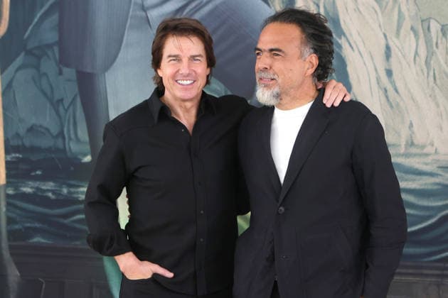 MEXICO CITY, MX - SEPTEMBER 26: Tom Cruise and Alejandro GonzÂ·lez IÃ’Â·rritu at the photocall for Digger at the l Hotel Four Seasons in Mexico City, Mexico on September 26, 2026. Copyright: xMikaxRobles Clasos MediaPunchx