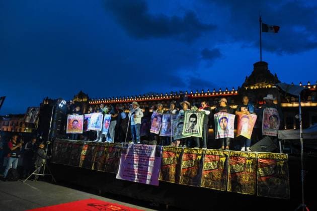 September 26, 2026: TO-45252-MEXICO , September 26, 2026. Parents of the 43 missing students from Ayotzinapa, joined by activist groups and members of civil society, marched along the Mexican capital& 039;s main avenues to demand that the government investigate the whereabouts of the students from the Isidro Burgos rural school in Iguala, Guerrero. Today in Mexico City. Clasos.com.mx - ZUMAcs4_ 20260926_faa_cs4_089 Copyright: xJavierxLiraxOterox