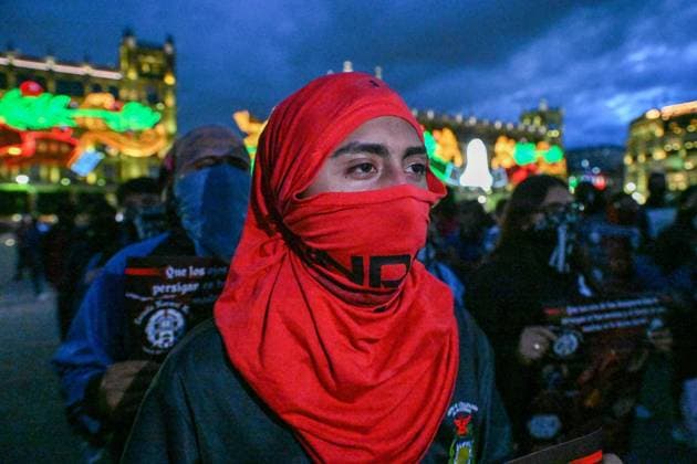 September 26, 2026: TO-45252-MEXICO , September 26, 2026. Parents of the 43 missing students from Ayotzinapa, joined by activist groups and members of civil society, marched along the Mexican capital& 039;s main avenues to demand that the government investigate the whereabouts of the students from the Isidro Burgos rural school in Iguala, Guerrero. Today in Mexico City. Clasos.com.mx - ZUMAcs4_ 20260926_faa_cs4_059 Copyright: xJavierxLiraxOterox