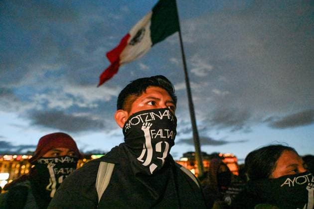 September 26, 2026: TO-45252-MEXICO , September 26, 2026. Parents of the 43 missing students from Ayotzinapa, joined by activist groups and members of civil society, marched along the Mexican capital& 039;s main avenues to demand that the government investigate the whereabouts of the students from the Isidro Burgos rural school in Iguala, Guerrero. Today in Mexico City. Clasos.com.mx - ZUMAcs4_ 20260926_faa_cs4_042 Copyright: xJavierxLiraxOterox