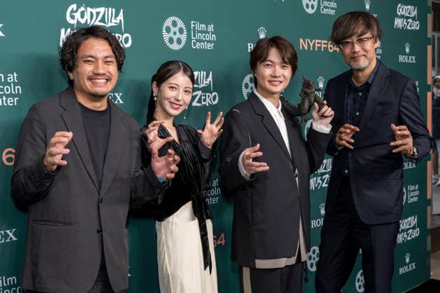 September 26, 2026, New York, New York, USA: KAZUAKI KISHIDA, MINAMI HAMABE, RYUNOSUKE KAMIKI and TAKASHI YAMAZAKI attend the screening of Godzilla Minus Zero at the 64th annual New York Film Festival at Alice Tully Hall, Lincoln Center in New York. 26 September 2026 New York USA - ZUMAa265 20260926_zep_a265_050 Copyright: xEricxAcquayex