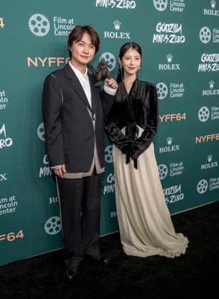 September 26, 2026, New York, New York, USA: RYUNOSUKE KAMIKI and MINAMI HAMABE attend the screening of Godzilla Minus Zero at the 64th annual New York Film Festival at Alice Tully Hall, Lincoln Center in New York. 26 September 2026 New York USA - ZUMAa265 20260926_zep_a265_040 Copyright: xEricxAcquayex