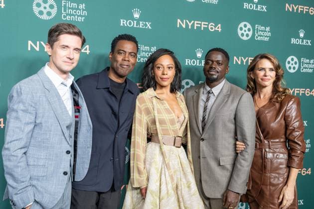 September 26, 2026, Bronx, New York, USA: Topher Grace, Chris Rock, Rosalind Eleazar, Daniel Kaluuya, and Amy Landecker attend U.S. Premiere of Chris Rock s Misty Green at annual NYFF64 at Alice Tully Hall at Lincoln Center in New York, NY on September 26, 2026. Bronx USA - ZUMAr339 20260926_znp_r339_135 Copyright: xLevxRadinx