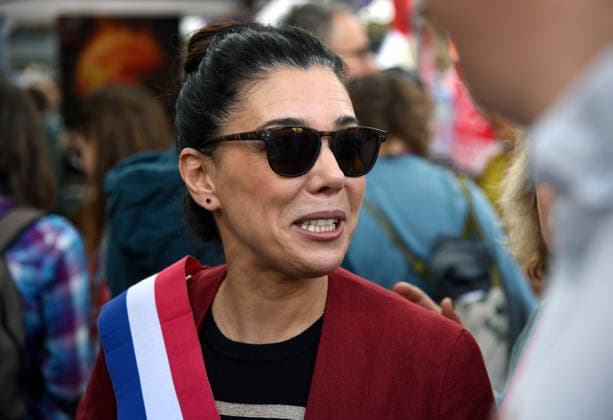 Politics at Climate Rally - Paris Sophia Chikirou at the Climate Rally in Paris, France on September 26, 2026 Following the 8,000 deaths during the heatwaves, a march for the climate, life and social justice brought together several thousand demonstrators. Photo by Alain Apaydin ABACAPRESS Paris France  Copyright: xApaydinxAlain ABACAx