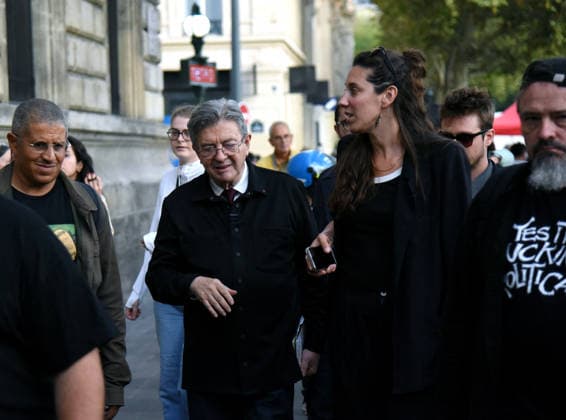 Politics at Climate Rally - Paris Jean-Luc Melenchon at the Climate Rally in Paris, France on September 26, 2026 Following the 8,000 deaths during the heatwaves, a march for the climate, life and social justice brought together several thousand demonstrators. Photo by Alain Apaydin ABACAPRESS Paris France  Copyright: xApaydinxAlain ABACAx
