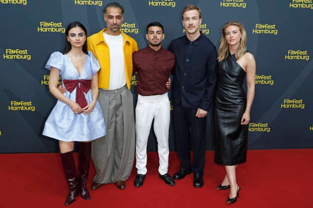 Bayan Layla, Tamer Trasoglu, Wael Alkhatib, Albrecht Schuch, and Jeanne Goursaud at the premiere of the ARD series *Breitscheidplatz 19 12* at the 34th Hamburg Film Festival 2026 at Cinemaxx Dammtor in Hamburg, September 26, 2026 Foto:xC.xTamckex xFuturexImagex breitscheidplatz_6923