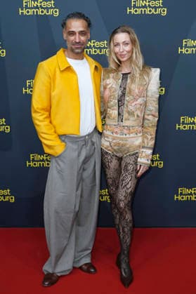 Tamer Trasoglu with his wife, Estelle Adeline Trasoglu, at the premiere of the ARD series *Breitscheidplatz 19 12* at the 34th Hamburg Film Festival 2026 at Cinemaxx Dammtor in Hamburg, September 26, 2026 Foto:xC.xTamckex xFuturexImagex breitscheidplatz_6926