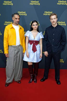 Tamer Trasoglu, Bayan Layla, and Albrecht Schuch at the premiere of the ARD series *Breitscheidplatz 19 12* at the 34th Hamburg Film Festival 2026 at Cinemaxx Dammtor in Hamburg, September 26, 2026 Foto:xC.xTamckex xFuturexImagex breitscheidplatz_6931