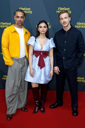 Tamer Trasoglu, Bayan Layla, and Albrecht Schuch at the premiere of the ARD series *Breitscheidplatz 19 12* at the 34th Hamburg Film Festival 2026 at Cinemaxx Dammtor in Hamburg, September 26, 2026 Foto:xC.xTamckex xFuturexImagex breitscheidplatz_6933