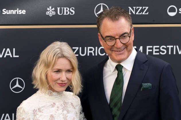 Naomi Watts and Christian Jungen at the premiere of the film *The Housewife* at the 22nd Zurich Film Festival at the Kongresshaus in Zurich, September 26, 2026 Foto:xA.xRaemyx xFuturexImagex housewife_6917