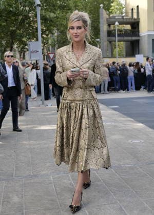 IPA89023717 - Milan, Milan Women s Fashion Week: Spring Summer 2026 2027 - Women s Fashion, Spring Summer 2026–2027 - Ermanno Scervinoi fashion show - Pictured: Emili Sindlev  Copyright: xLucaxPontix xLucaPonti IpaAgencyx IPA89023717