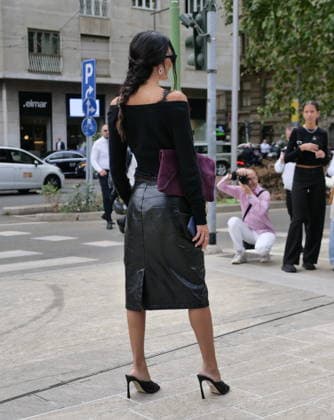 IPA89023475 - Milan, Milan Women s Fashion Week: Spring Summer 2026 2027 — Women s Fashion, Spring Summer 2026–2027 — Ermanno Scervinoi fashion show — Pictured: Elisabetta Gregoraci  Copyright: xLucaxPontix xLucaPonti IpaAgencyx IPA89023475