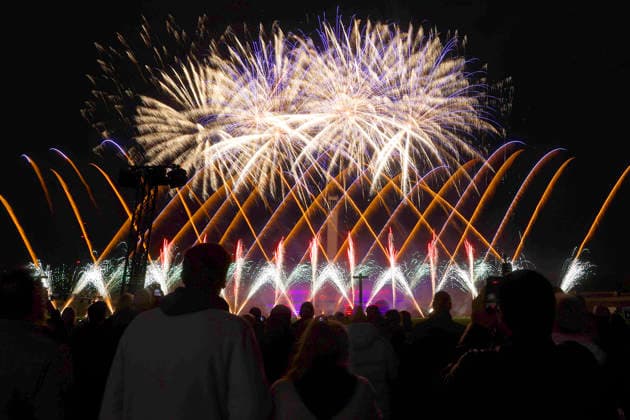 September 26, 2026, Pyronale 2026, Fireworks Championship at the Maifeld near the Olympic Stadium in Berlin, Berlin, Germany